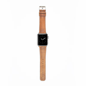 Leren Apple Watch Bandje - Antiek Bruin - Oblac