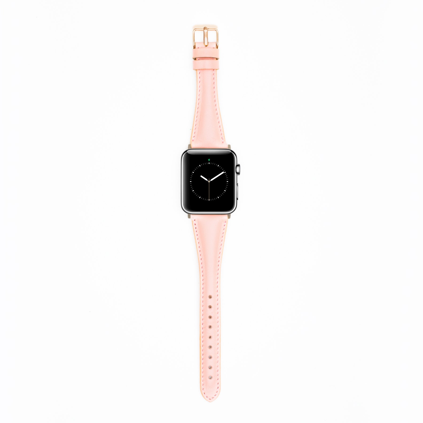 Leren Bandje Apple Watch S - Nude Roze - Oblac