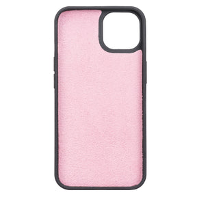 iPhone 13 hoesje roze leer