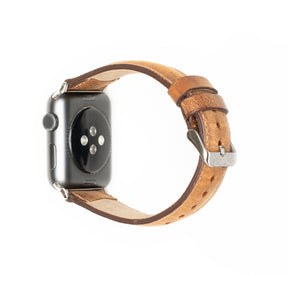 Leren Apple Watch Bandje - Antiek Bruin - Oblac